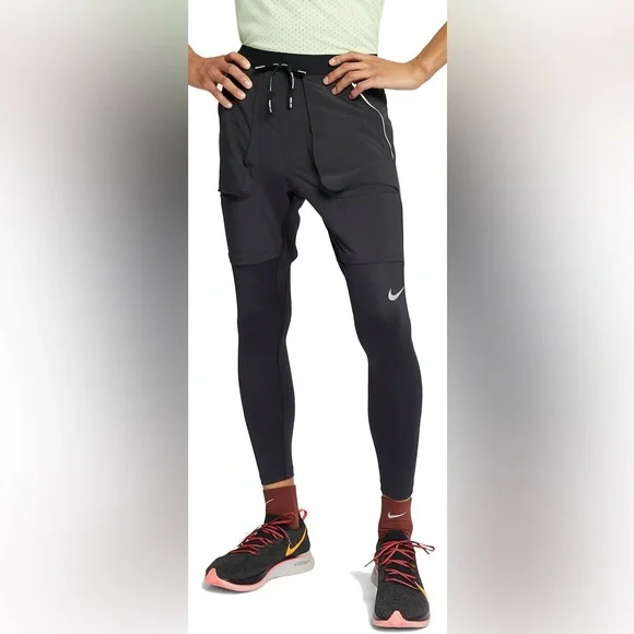 Nike Running Swift Flex Pants Men M Tapered Fit Utility Gym Training